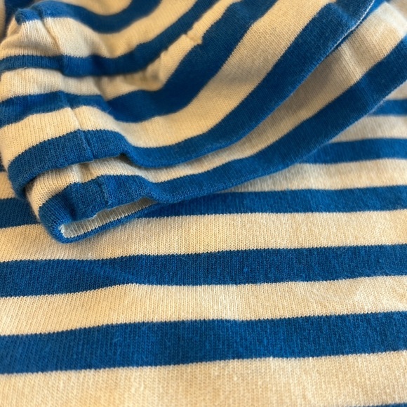 J. Crew Ruffle Sleeve Striped Top Size: Small - Picture 7 of 7